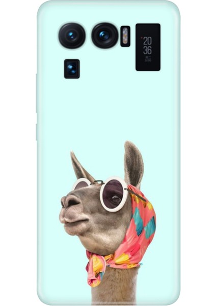 Xiaomi Mi 11 Ultra Kılıf Desenli Outlet Silikon Deve
