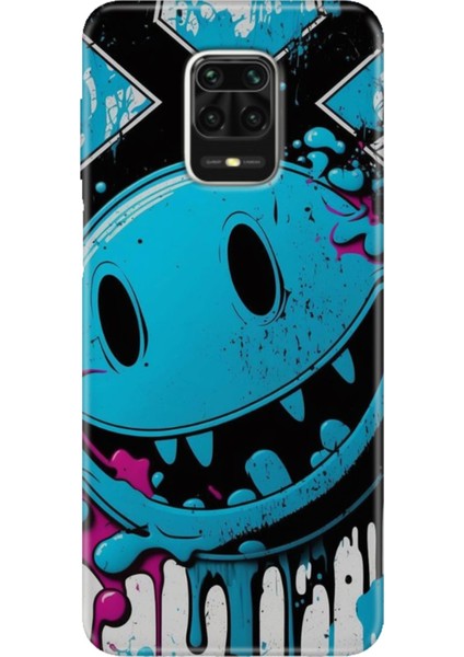 Xiaomi Redmi Note 9 Pro - 9s Kılıf Renkli Esnek Silikon Vintage Wall