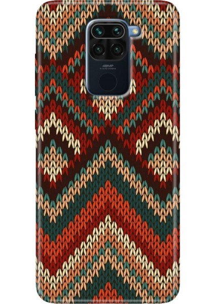 Xiaomi Redmi Note 9 6.53" Kılıf Desenli Tasarım Silikon Zikzak