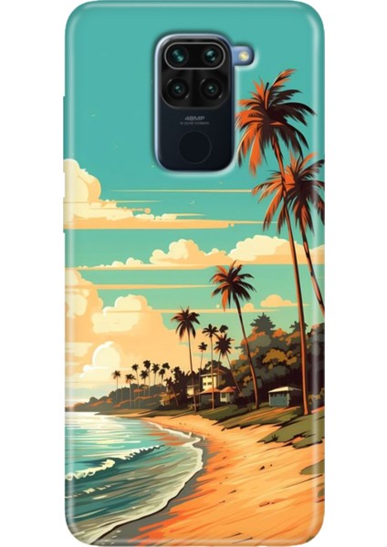 Xiaomi Redmi Note 9 6.53" Kılıf Desenli Tasarım Silikon Malibu