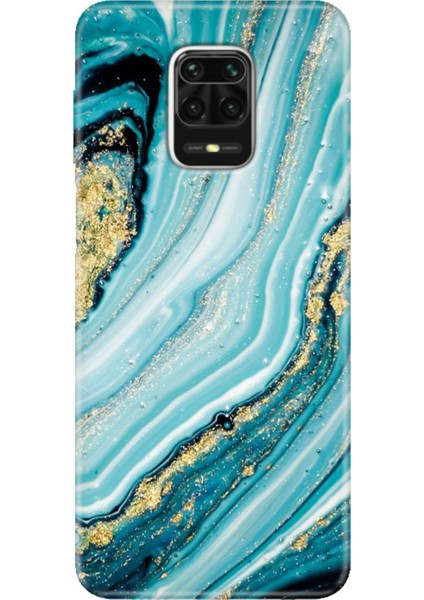 Xiaomi Redmi Note 9 Pro - 9s Kılıf Renkli Esnek Silikon Simli Taş