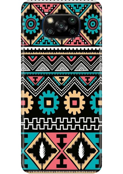Xiaomi Poco X3 Nfc - X3 Pro Kılıf Renkli Esnek Silikon Etnik