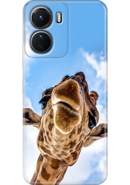 Vivo Y16 Kılıf Desenli Silikon Ermer Teknoloji Kapak Öpücük
