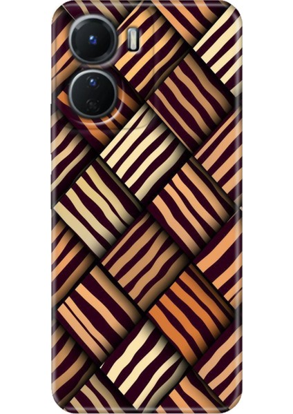 Vivo Y16 Kılıf Desenli Silikon Ermer Teknoloji Kapak Leo