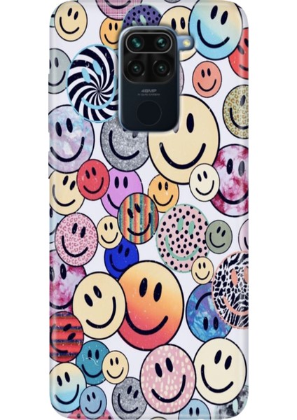 Xiaomi Redmi Note 9 6.53" Kılıf Desenli Tasarım Silikon Emojix