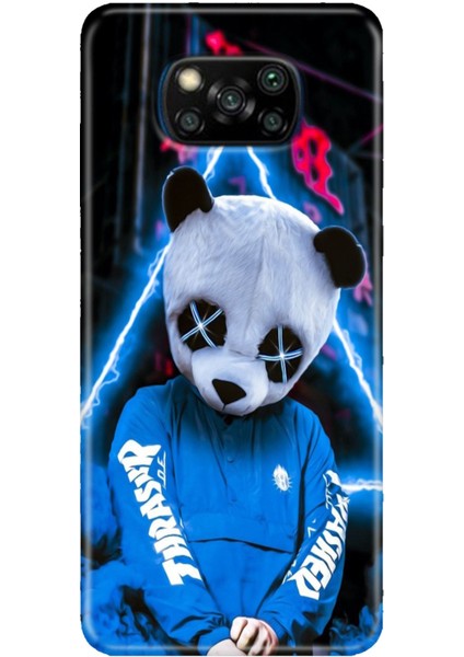 Xiaomi Poco X3 Nfc - X3 Pro Kılıf Renkli Esnek Silikon Cool Panda