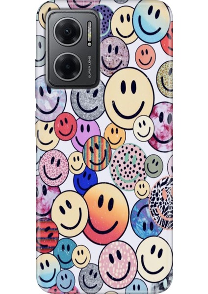 Xiaomi Redmi Note 11E Kılıf Desenli Design Silikon Emojix