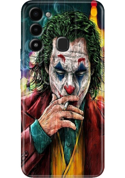 Spark 8c Kılıf Renkli Temalı Tecno 8c Silikon Jokker