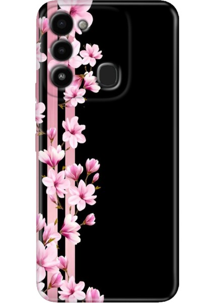 Spark 8c Kılıf Renkli Temalı Tecno 8c Silikon Natural