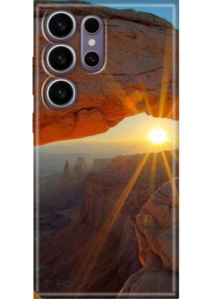 Samsung Galaxy S24 Ultra Kılıf Renkli Esnek Silikon Sun