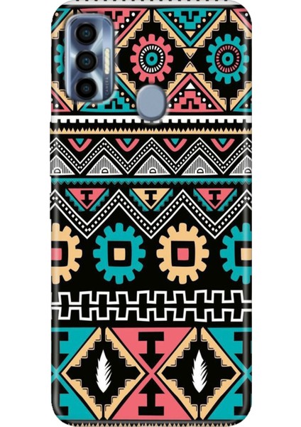 Spark 7 Pro Kılıf Renkli SPARK7PRO Silikon Etnik