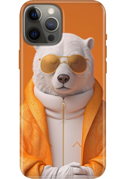 Apple iPhone 12 Pro Kılıf Tasarım Baskılı Silikon Stil Bear