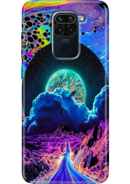 Xiaomi Redmi Note 9 6.53" Kılıf Desenli Tasarım Silikon Dream Road