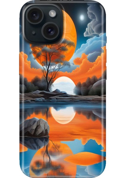 iPhone 13 - 14 Kılıf Desenli Kapak Renkli Tpu Uv Afrika