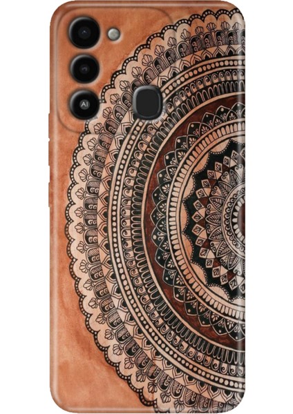 Spark 8c Kılıf Renkli Temalı Tecno 8c Silikon Mat Max