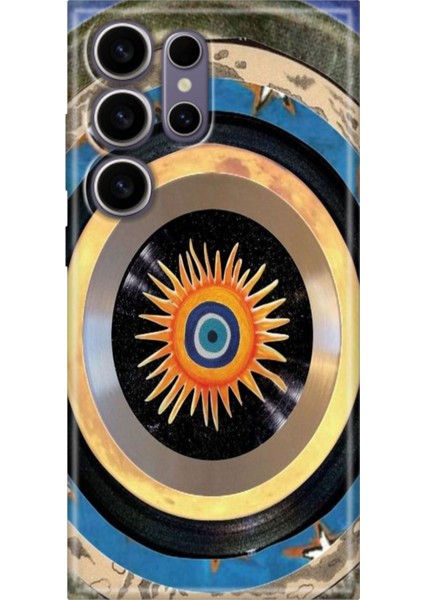 Samsung Galaxy S24 Ultra Kılıf Renkli Esnek Silikon Nazar