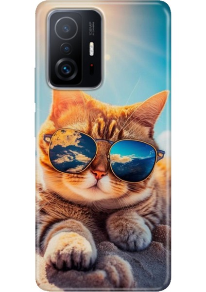 Xiaomi Mi 11T - 11T Pro Kılıf Desenli Design Silikon Cat