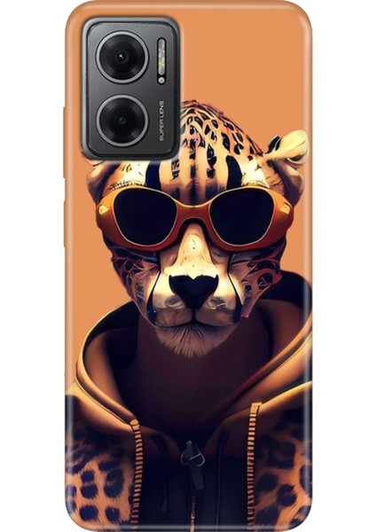 Xiaomi Redmi Note 11E Kılıf Desenli Design Silikon Tiger