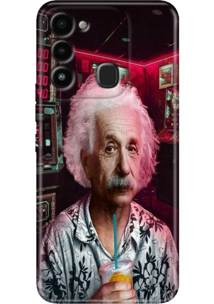Spark 8c Kılıf Renkli Temalı Tecno 8c Silikon Albert