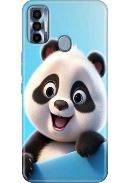 Spark 7 Pro Kılıf Renkli SPARK7PRO Silikon Panda