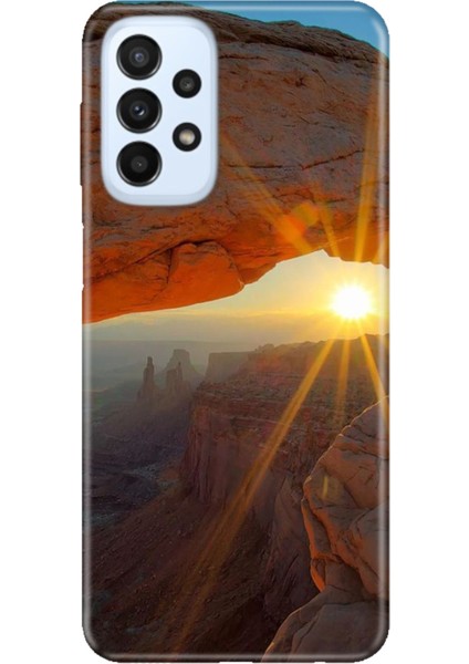 Samsung Galaxy A33 Uyumlu Kılıf Silikon Tasarım Stok Sun
