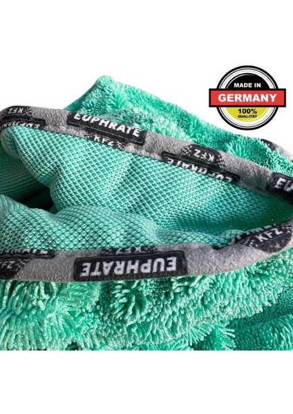 Mikrofiber Oto Kurulama ve Temizlik Alman Tank Bezi 75X55 Cm. Renk: Yeşil 750 Gsm