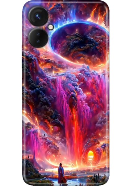 Camon 19 Neo Kılıf Desenli Camon 19 Neo Silikon Gizemli Ülke