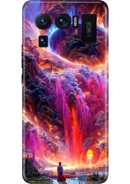 Xiaomi Mi 11 Ultra Kılıf Desenli Outlet Silikon Gizemli Ülke