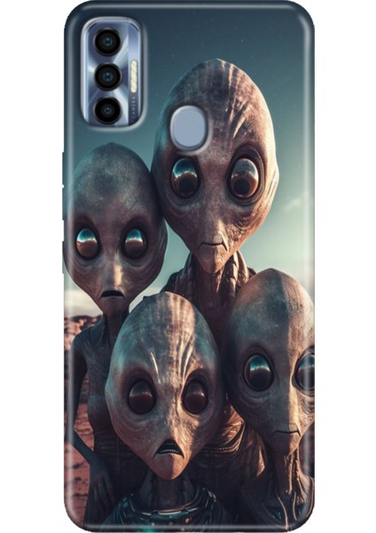 Spark 7 Pro Kılıf Renkli SPARK7PRO Silikon Ufo