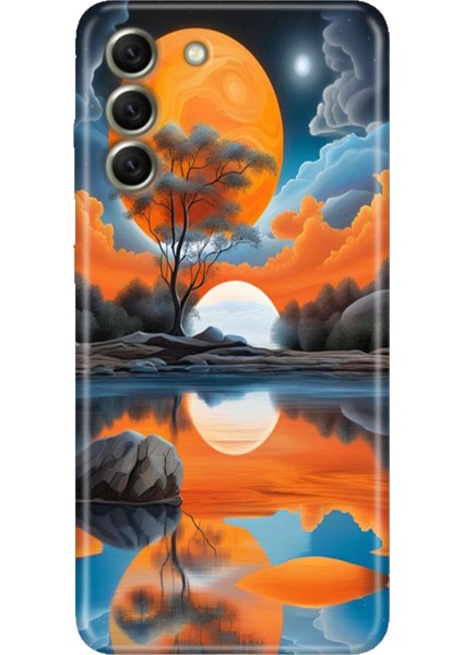 Samsung Galaxy S21 Fe Kılıf Desenli Kapak Renkli Tpu Uv Afrika