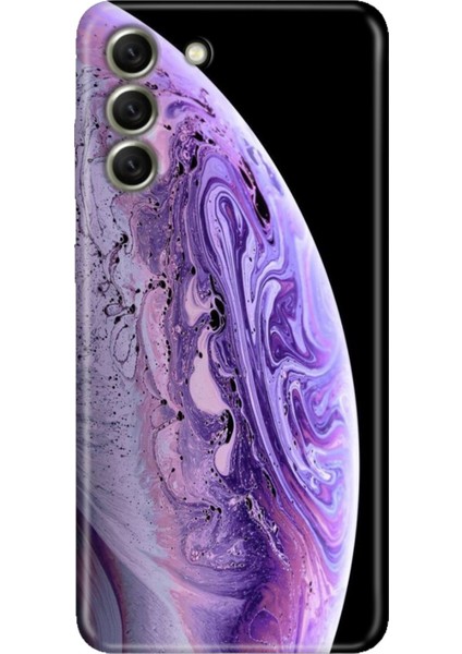 Samsung Galaxy S21 Fe Kılıf Desenli Kapak Renkli Tpu Uv World