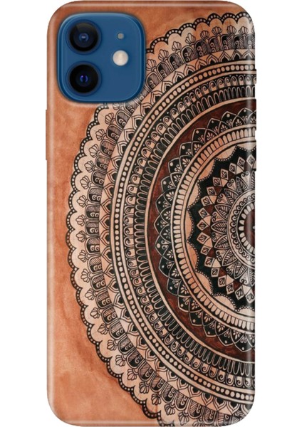 Apple iPhone 12 Kılıf Renkli Baskılı Silikon Mat Max