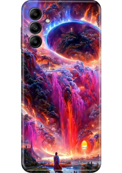 Samsung Galaxy S23 Fe Uyumlu Kılıf Tasarım Soft Silikon Gizemli Ülke