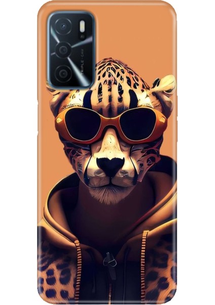 A16 Kapak Kılıf Uyumlu Oppo A16 Silikon Tasarım Stok Tiger
