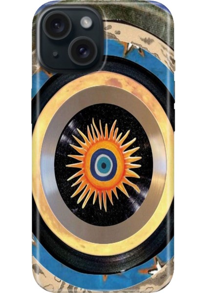 iPhone 13 - 14 Kılıf Desenli Kapak Renkli Tpu Uv Nazar