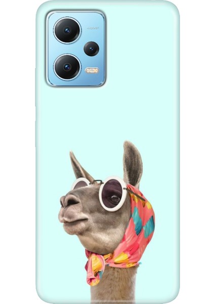 Xiaomi Redmi Note 12 4g Kılıf Desenli Design Silikon Deve