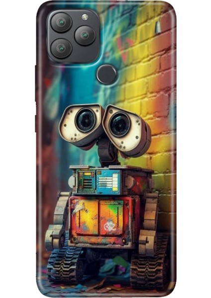 General Mobile Gm 22 Plus Kılıf Desenli Esnek Silikon Uv Robotic