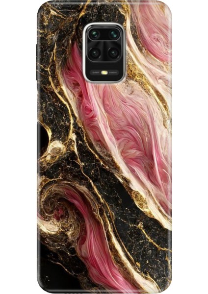Xiaomi Redmi Note 9 Pro - 9s Kılıf Renkli Esnek Silikon Seattle Mermer