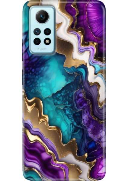 Xiaomi Redmi Note 12 Pro 4g Kılıf Desenli Outlet Silikon Keskin Ametist