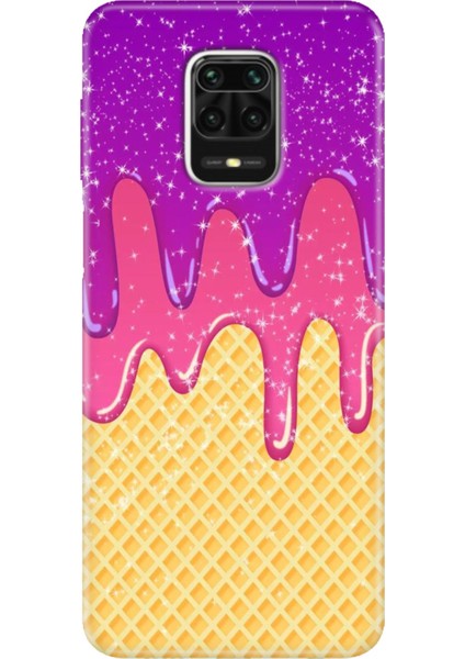 Xiaomi Redmi Note 9 Pro - 9s Kılıf Renkli Esnek Silikon Krema