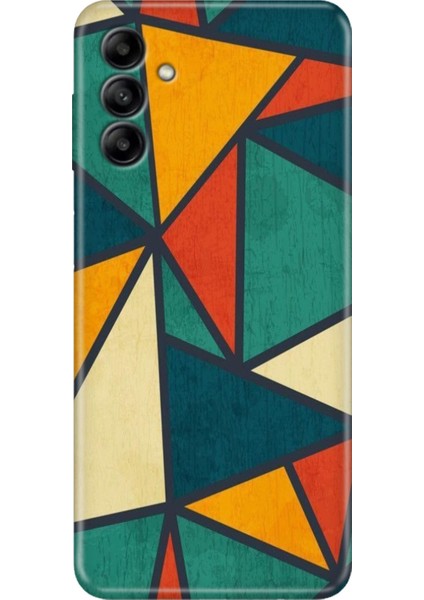 Samsung Galaxy A14 Kılıf Tasarım Esnek Silikon Wall