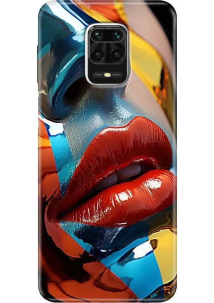 Xiaomi Redmi Note 9 Pro - 9s Kılıf Renkli Esnek Silikon Makyaj