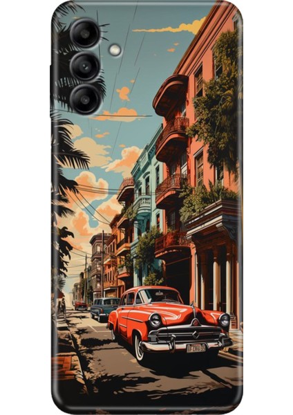 Samsung Galaxy A04S Kılıf Renkli Esnek Silikon Küba