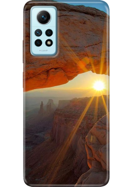 Xiaomi Redmi Note 12 Pro 4g Kılıf Desenli Outlet Silikon Sun