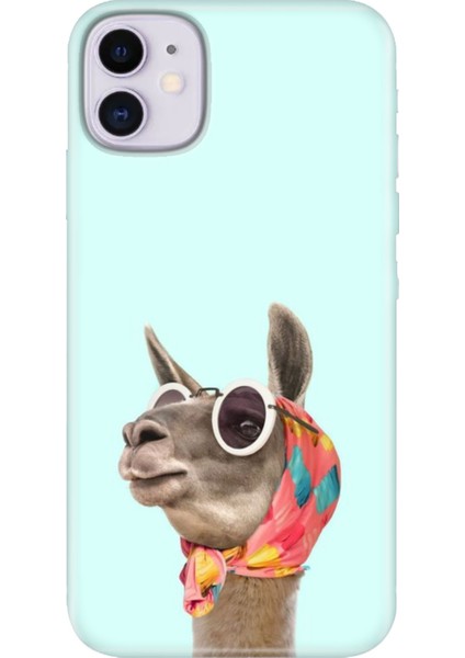 Apple iPhone 11 Kılıf Renkli Temalı iPhone 11 Silikon Deve