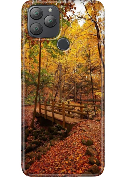 General Mobile Gm 22 Plus Kılıf Desenli Esnek Silikon Uv Kasımda Aşk