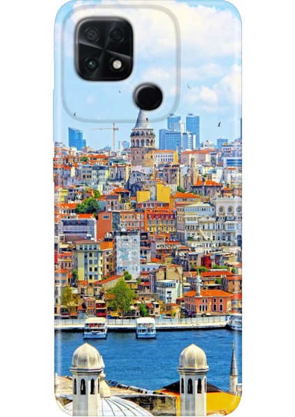 C40 Kılıf Renkli Temalı Poco C40 Silikon Istanbul