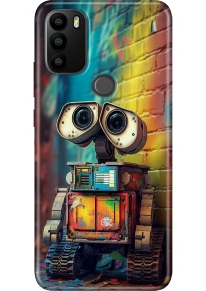 General Mobile Gm 21 Pro Kılıf Baskılı Esnek Silikon Kapak Robotic