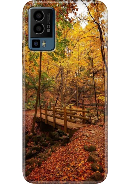General Mobile Gm 23 Kılıf Desenli GM23 Silikon Case Uv Kasımda Aşk