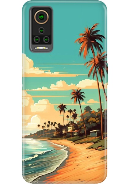 General Mobile Gm 22 Pro Kılıf Hd Desenli Esnek Silikon Malibu